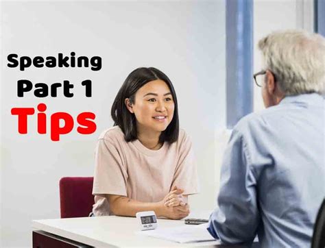 ielts speaking tips part 1